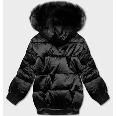 Dámská zimní bunda oversize MODA1109 černá