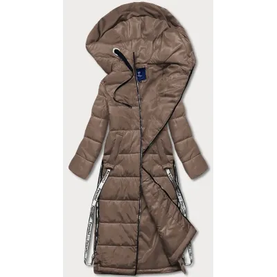 Dámská zimní bunda MODA3038 coffee