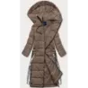 Dámská zimní bunda MODA3038 coffee