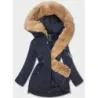 Dámská zimní bunda parka MODACAN588 tmavě modrá