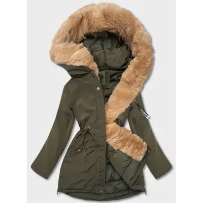 Dámská zimní bunda parka MODACAN588 khaki