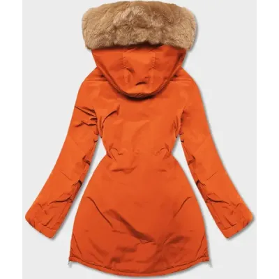 Dámská zimní bunda parka MODACAN588 pomerančová