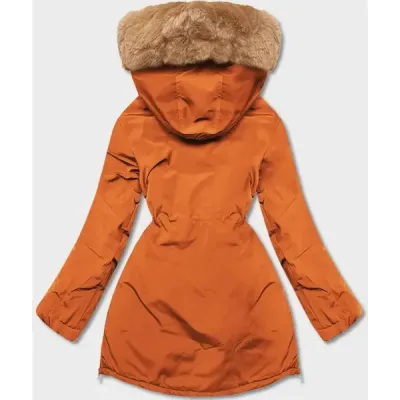 Dámská zimní bunda parka MODACAN588BIG pomerančová