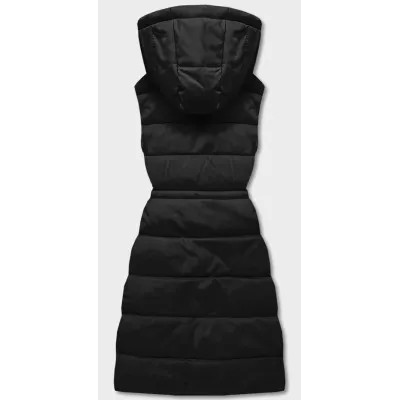Dámska vesta s kapucňou MODA860 čierna