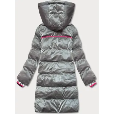 Dámská zimní bunda MODA594 šedá
