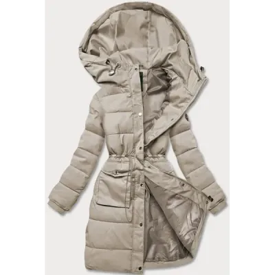 Dámská zimní bunda MODA865 béžová