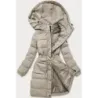 Dámská zimní bunda MODA865 béžová