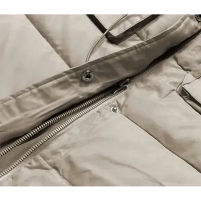 Dámská zimní bunda MODA865 béžová