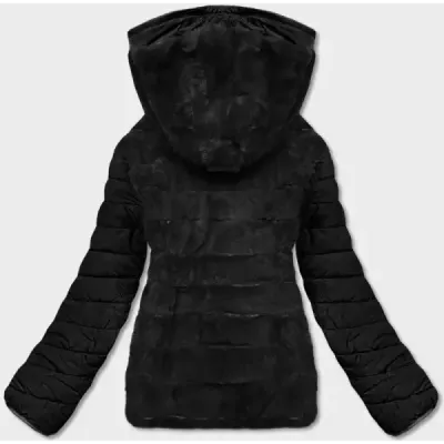 Dámská oboustranná zimní bunda MODA1507 černá