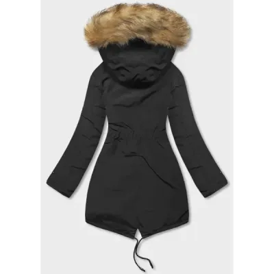 Dámská oboustranná zimní bunda MODA21508 černá