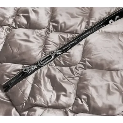 Dámská přechodná bunda MODA8113 béžová