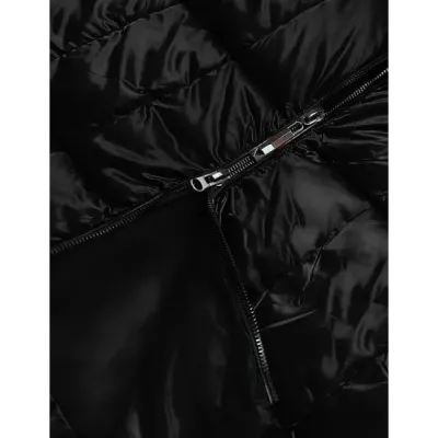Dámská metalická bunda MODA8073 černá