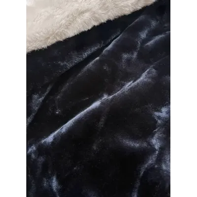 Dámská zimní bunda parka MODA538 tmavě modrá