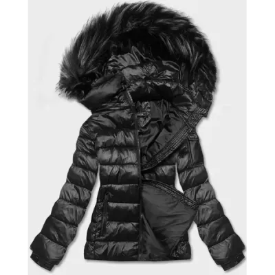 Krátká dámská zimní bunda MODA0129 černá