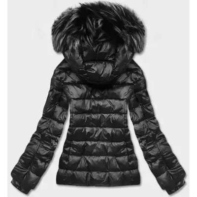 Krátká dámská zimní bunda MODA0129 černá