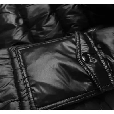 Krátká dámská zimní bunda MODA0129 černá