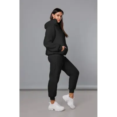 Teplá dámská souprava MODA1104 černá