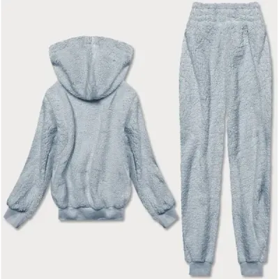 Teplá dámská souprava MODA1104 světle modrá