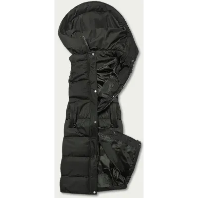 Dlouhá dámská vesta MODA728 army