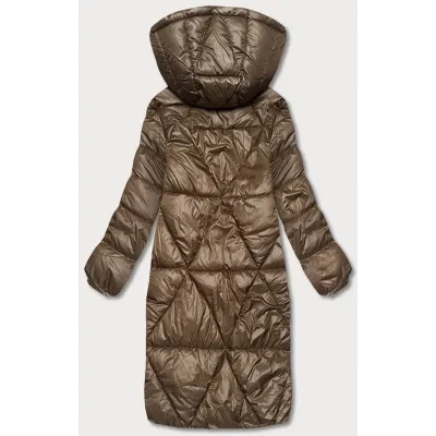 Dámská přechodná bunda MODA2081 hnědá