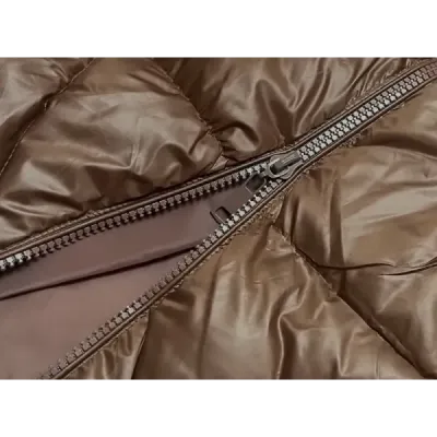 Dámská přechodná bunda MODA2081 hnědá