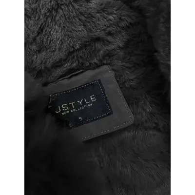 Krátká dámská zimní bunda parka MODA9062 černá