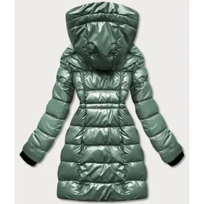 Dámská oboustranná zimní bunda MODAR8070 zelená