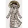 Lehká dámská zimní bunda MODA203 béžová