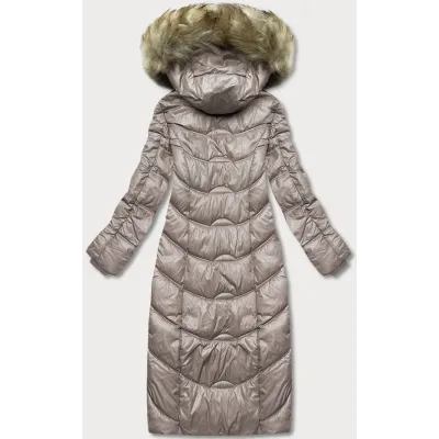 Lehká dámská zimní bunda MODA203 béžová
