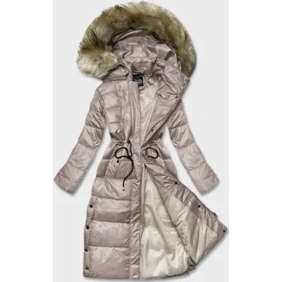 Lehká dámská zimní bunda MODA201 béžová
