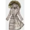 Lehká dámská zimní bunda MODA201 béžová