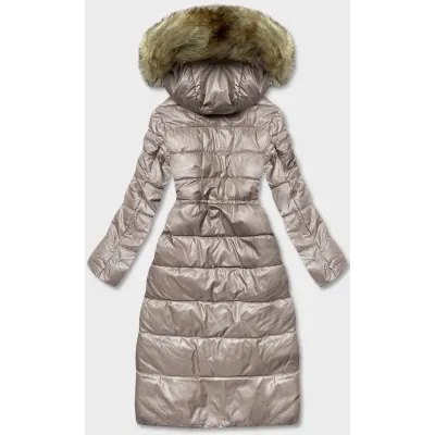 Lehká dámská zimní bunda MODA201 béžová