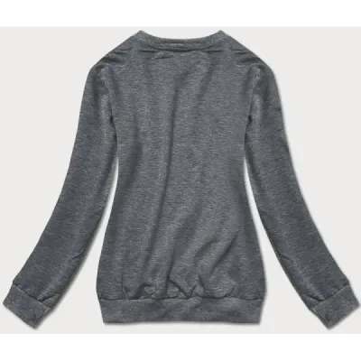 Tenká dámská mikina MODA8W05 tmavě šedá