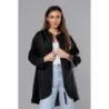 Dámská asymetrická tunika MODA8117 černá
