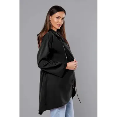 Dámská asymetrická tunika MODA8117 černá