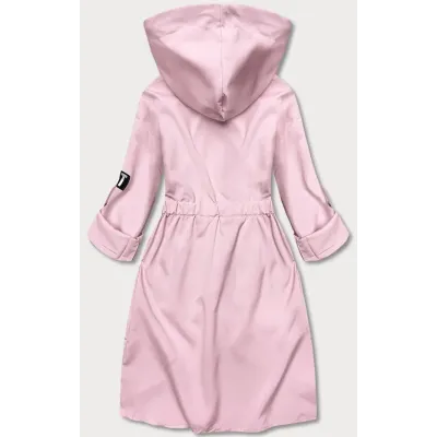 Dámská asymetrická tunika MODA8117 světle růžová