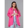 Dámská asymetrická tunika MODA8117 růžová