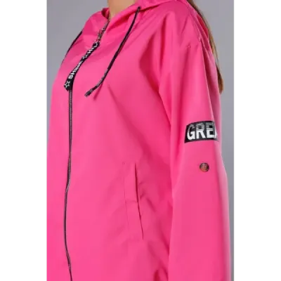 Dámská asymetrická tunika MODA8117 růžová