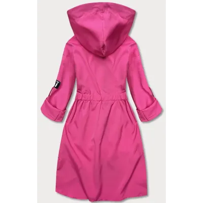 Dámská asymetrická tunika MODA8117 růžová