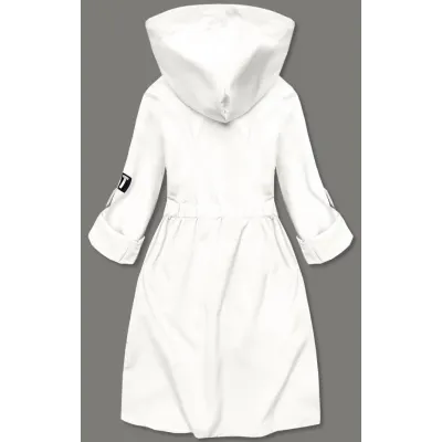 Dámská asymetrická tunika MODA8117 smetanová