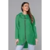 Dámská asymetrická tunika MODA8117 zelená