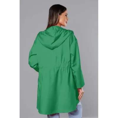 Dámská asymetrická tunika MODA8117 zelená