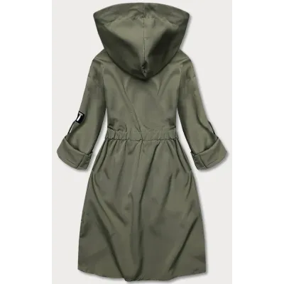Dámská asymetrická tunika MODA8117 khaki