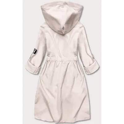 Dámská asymetrická tunika MODA8117 světle béžová