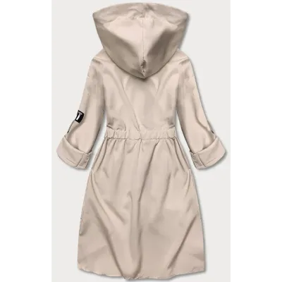 Dámská asymetrická tunika MODA8117 kakao