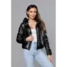 Krátká dámská jarní bunda MODA8138 černá