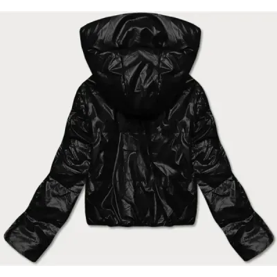 Krátká dámská jarní bunda MODA8138 černá