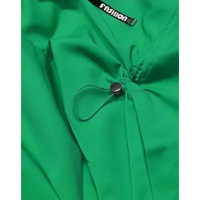 Tenká dámská tunika s kapucí MODA8118 zelená