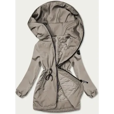 Dámská bunda parka s kapucí MODA8121 olivová