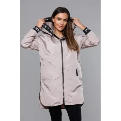 Dámská přechodná bunda MODA8145 kakaová